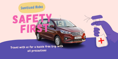 sanitized car on hire